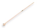 Brosse à joints en acier pour pavés ATLAS fil d'acier trempé, avec grattoir et manche IKAPE 150 x 2,8 cm. FSC 100%