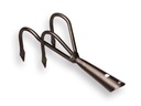 Handgrubber - Cultivator ATLAS Profi 3 Zinken, mit Lanzenspitzen, ohne Stiel