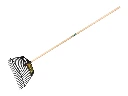 Combi bladhark JOST REGA nylon zwart, 26 tands, 60 cm breed, met ATLAS steel 150 x 2,8 cm