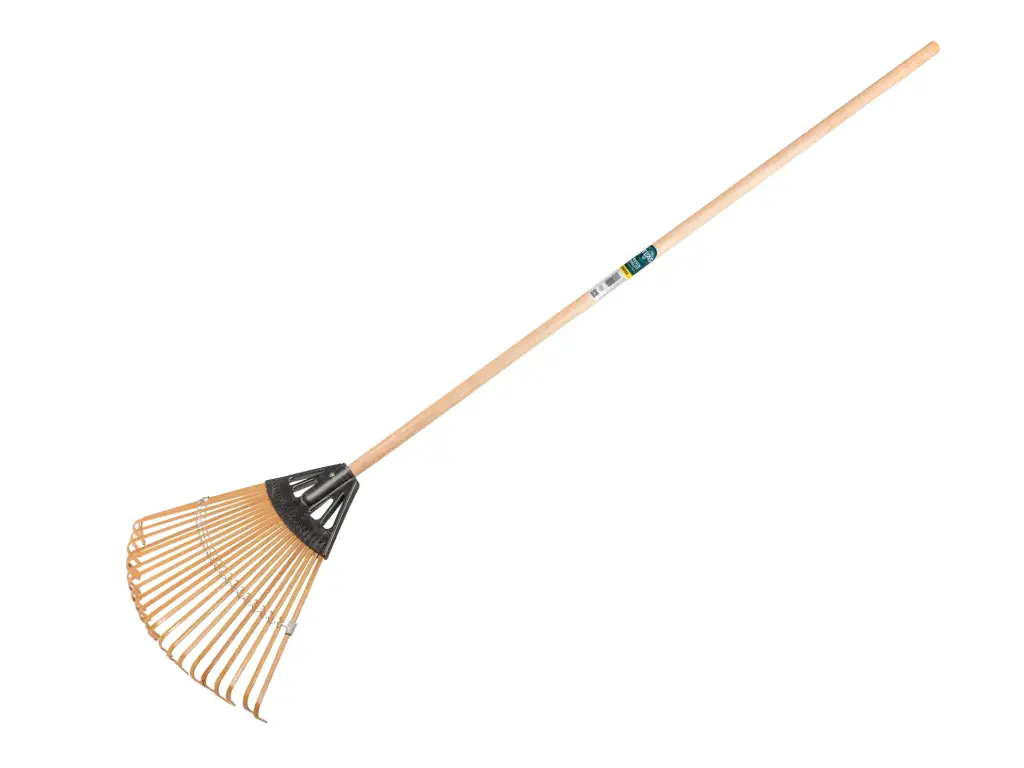 Laubrechen ATLAS Bambus, 22 Zinken, mit TAUARI-Stiel 120 x 2,4 cm