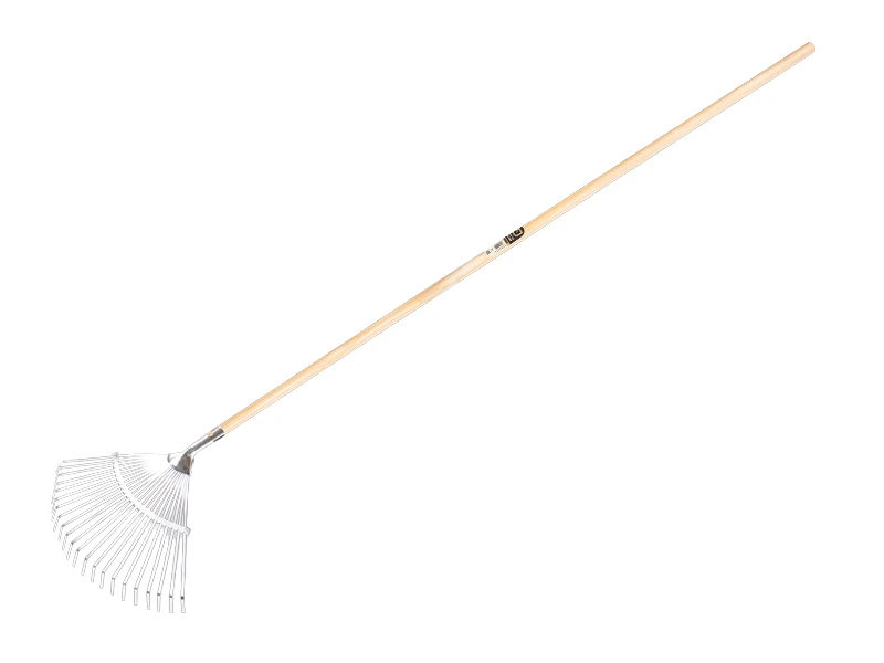 Bladhark Jimmy verzinkt, 22 platte tanden, met IKAPE steel 150 x 2,4 cm. FSC 100%