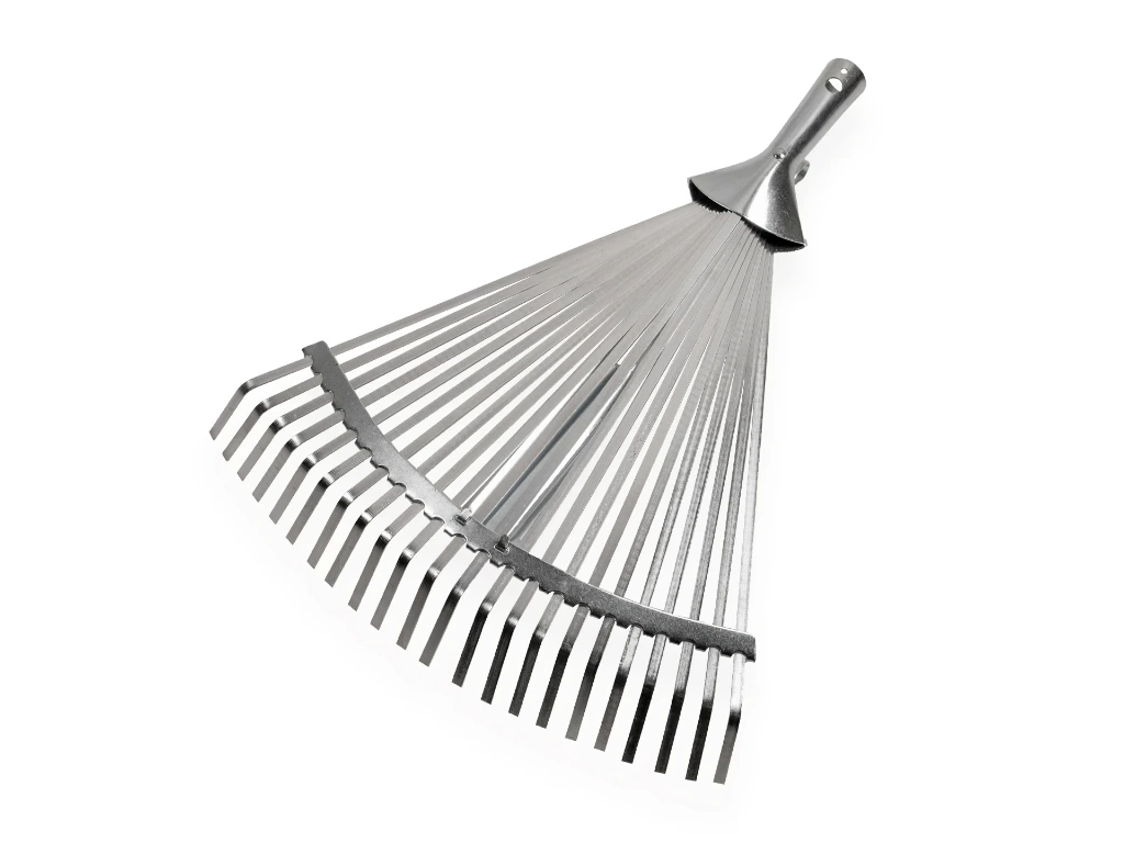 Bladhark Jimmy verzinkt verstelbaar, 22 platte tanden, 28-42 cm breed, zonder steel