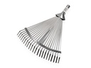 Râteau à feuilles ATLAS galvanisé ajustable, 22 dents plates, largeur 28-42 cm, sans manche