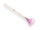 ATLAS Kinder-Fächer-Laubbesen mit 75 cm Stiel