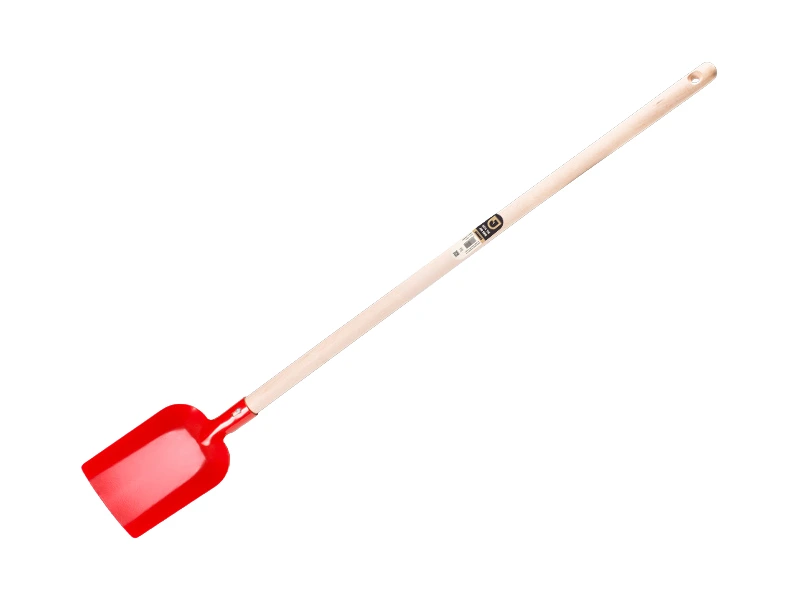 Kinderschopje Jimmy Kids rood met houten steel
