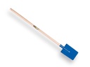 Kinderspade blauw met getailleerde steel