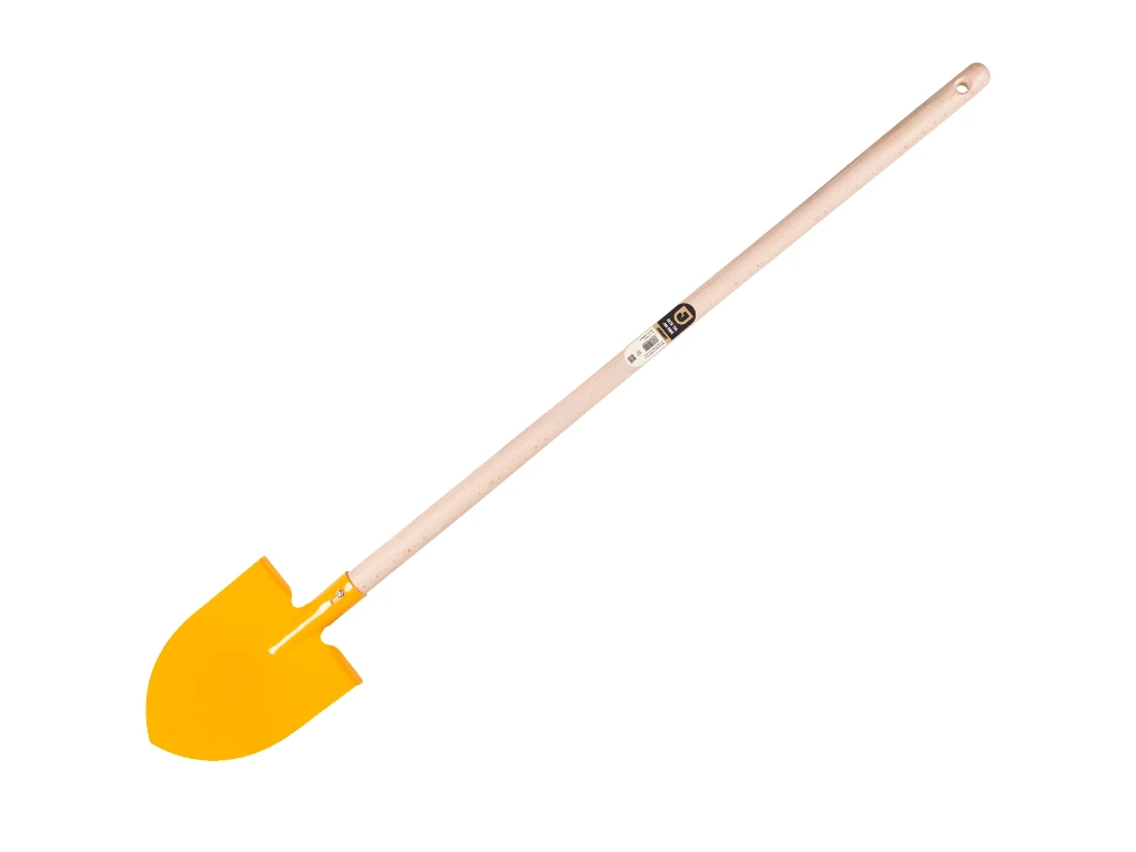Kinderschöpfchen Jimmy Kids spitz gelb mit Holzstiel
