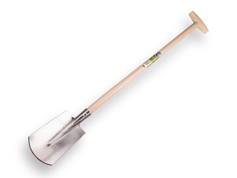 Bêche junior pour enfants avec manche en bois de frêne 75 cm
