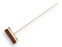 VERO Straßenbesen BASSINE 41 cm mit Tauari Stiel 150 x 2,8 cm und Stielhalter