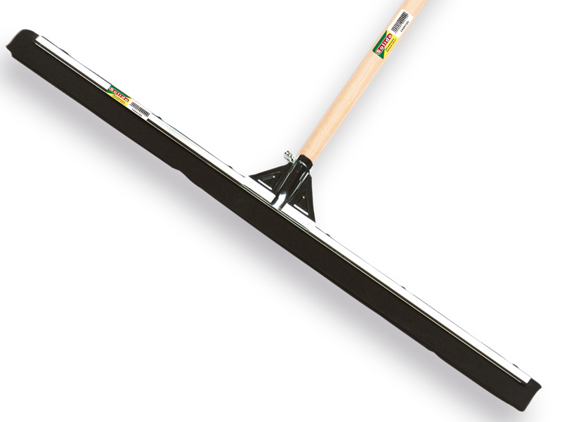 [1491392] Raclette de sol SOLIDE 100 cm renforcée, avec manche ATLAS 150 x 2,8 cm