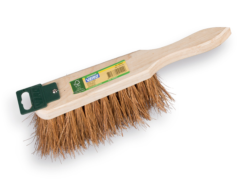 Hand brush, VERO 1305W, width 18 cm with coconut fibre bristle