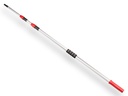 Manche télescopique Vero Aluminium, 3 pièces, longueur 171 - 400 cm, type n° 6540