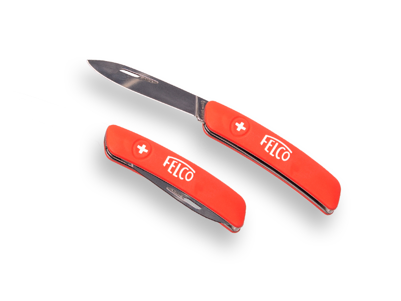 Zakmes FELCO 500, 3 functies, lengte 95 mm, met 'soft-touch' greep