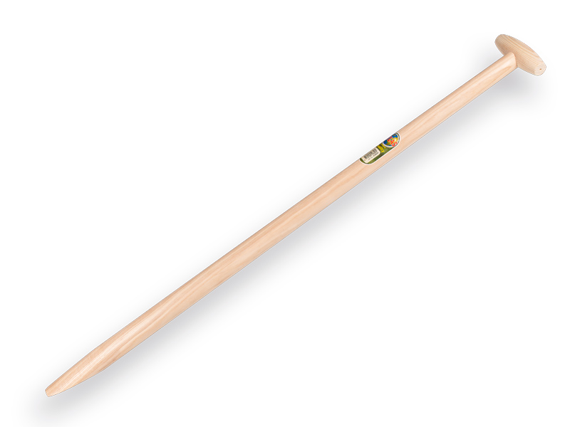 [210620] Spatenstiel ATLAS 100 cm für Poletspade, mit durchgestecktem T-Griff, FSC 100%