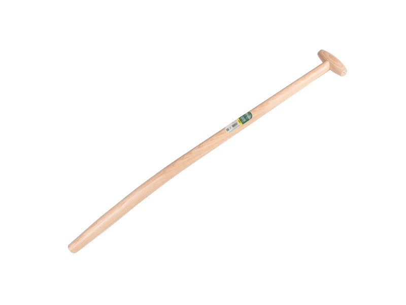 [210800] Shovel handle ATLAS 100 cm bent, with through-mount T-grip, FSC 100%