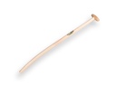 Shovel handle ATLAS 100 cm extra bent, with through-mount T-grip