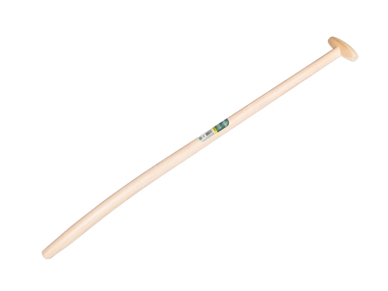 [210810] Shovel handle ATLAS 110 cm bent, with through-mount T-grip, FSC 100%
