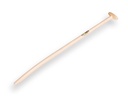 Shovel handle ATLAS 110 cm bent, with through-mount T-grip