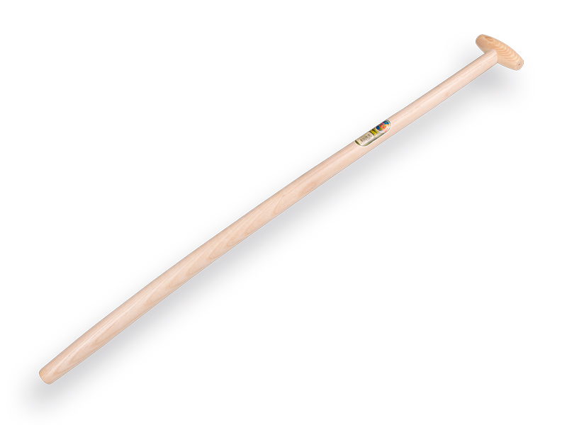 [210814] Schaufelstiel ATLAS 110 cm leicht gebogen, mit durchgesteckter T-Griff, FSC 100%