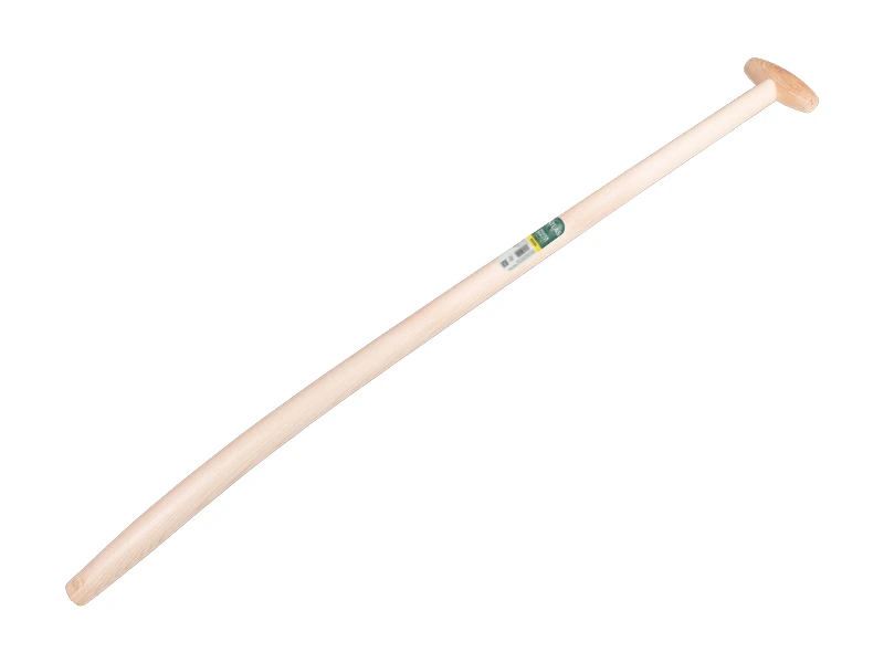 [210815] Shovel handle ATLAS 110 cm extra strong bent, with through-mount T-grip, FSC 100%