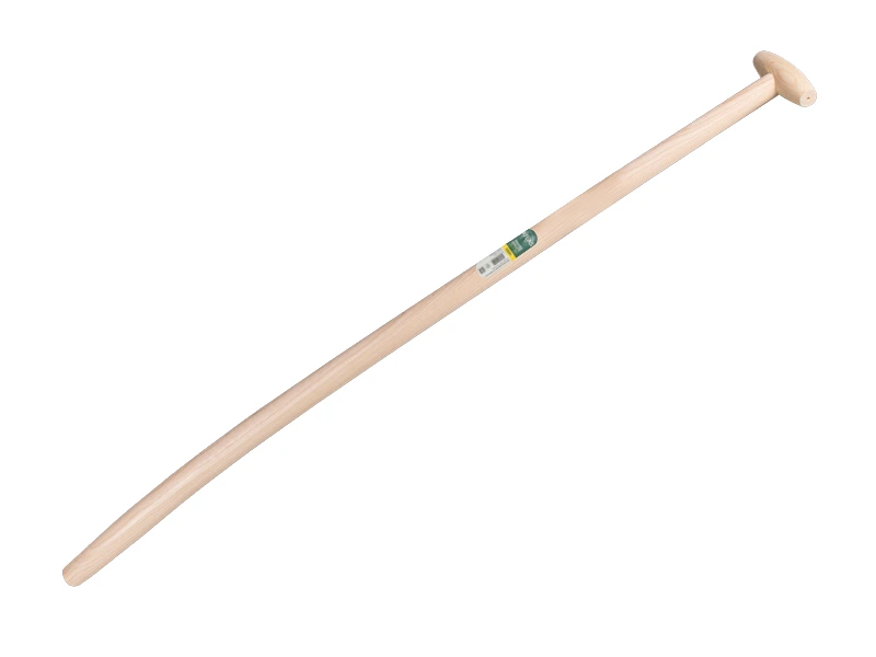 [210820] Schaufelstiel ATLAS 120 cm gebogen, mit durchgesteckter T-Griff, FSC 100%