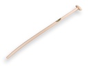 Shovel handle ATLAS 120 cm bent, with through-mount T-grip, FSC 100%