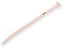 Shovel handle ATLAS 130 cm bent, with through-mount T-grip