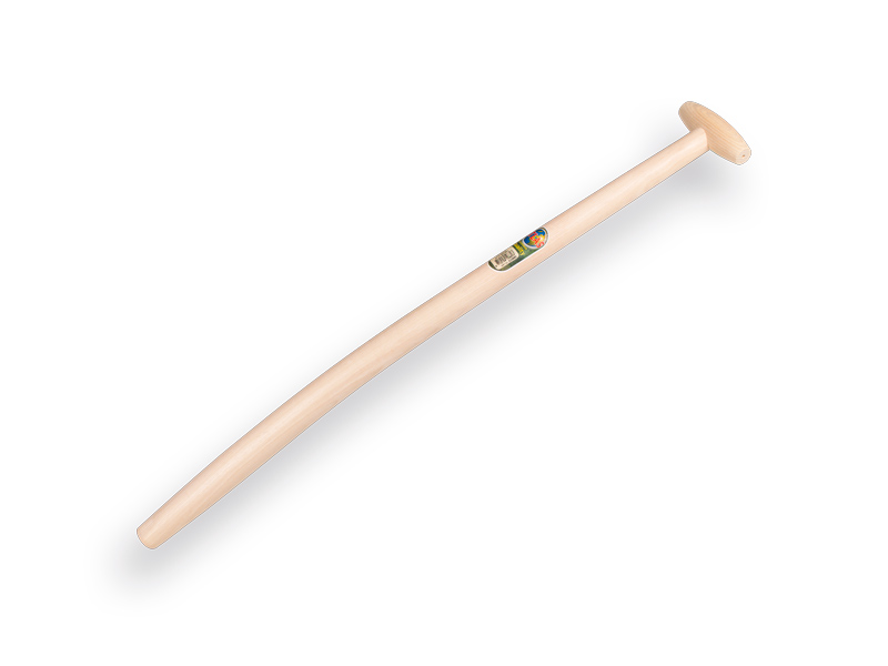 [210880] Shovel handle ATLAS 85 cm bent, with through-mount T-grip, FSC 100%