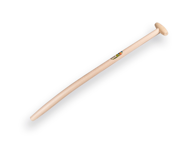 [210890] Manche de pelle ATLAS 95 cm courbé, avec poignée en T percée, FSC 100%