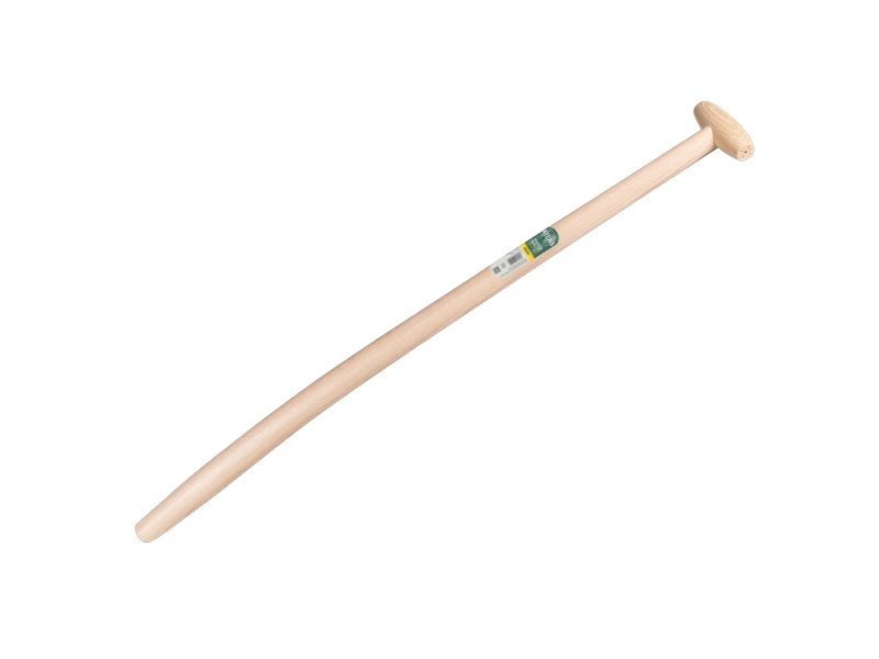 [210890] Schaufelstiel ATLAS 95 cm gebogen, mit durchgestecktem T-Griff, FSC 100%