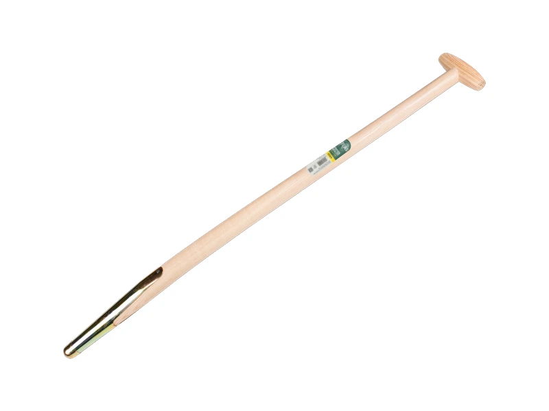 [211290] Manche de fourche à fumier ATLAS 95 cm courbé, avec douille à ressort et poignée en T percée, percé, FSC 100%