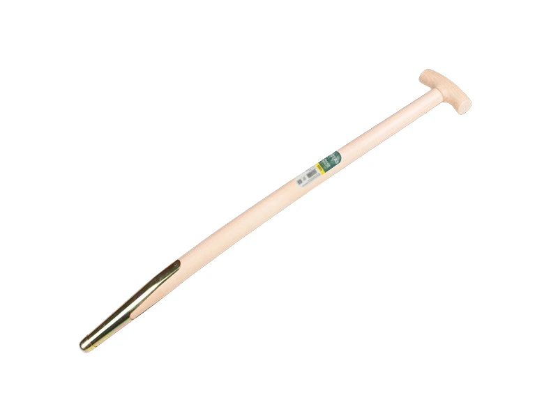 [211300] Mestvorksteel ATLAS 85 cm gebogen, met veerbus en Engelse kruk, geboord, FSC 100%
