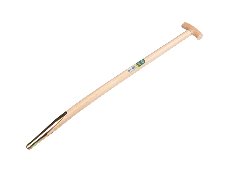 [211310] Manche de fourche à fumier ATLAS 95 cm courbé, avec bague à ressort et poignée en T, percé, FSC 100 %