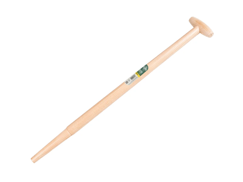[211630] Spade handle ATLAS 80 cm milled end, with through-mount T-grip, for S&J spade, FSC 100%