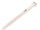 T-Stiel ATLAS für Spaten mit Schwanenhalsdülle IDEAL Ecco und Spear & Jackson, durchbohrte Griffe, Länge 95 cm
