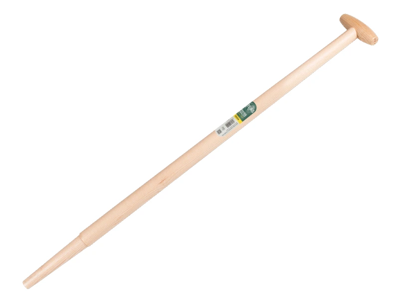 [211665] Spatenstiel ATLAS 100 cm eingefräst, mit durchgesteckter Hilt, für S&J Spaten, FSC 100%