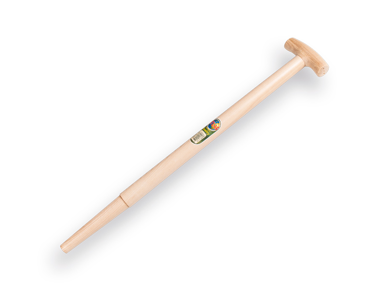 [211700] Spade handle ATLAS 70 cm milled end, with T-grip, for S&J spade, FSC 100%