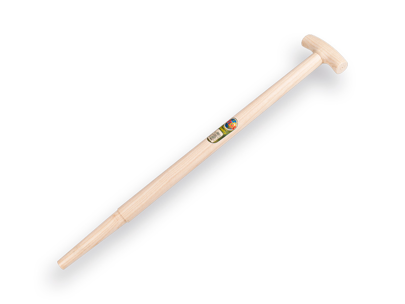 [211710] Spade handle ATLAS 75 cm milled end, with T-grip, for S&J spade, FSC 100%