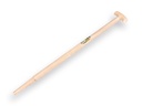 Spade handle ATLAS 90 cm milled end, with T-grip, for S&J spade, FSC 100%