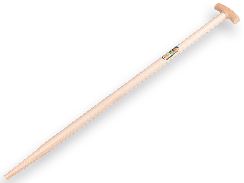 T-Stiel ATLAS für Spaten mit Schwanenhalsdülle IDEAL Ecco und Spear & Jackson, geschnittene Griffe, Länge 110 cm
