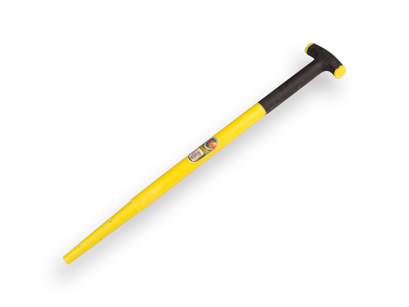 [211800] Manche de bêche ATLAS en plastique 78 cm extrémité fraisée, avec âme en fibre 21 mm, pour bêche S&J