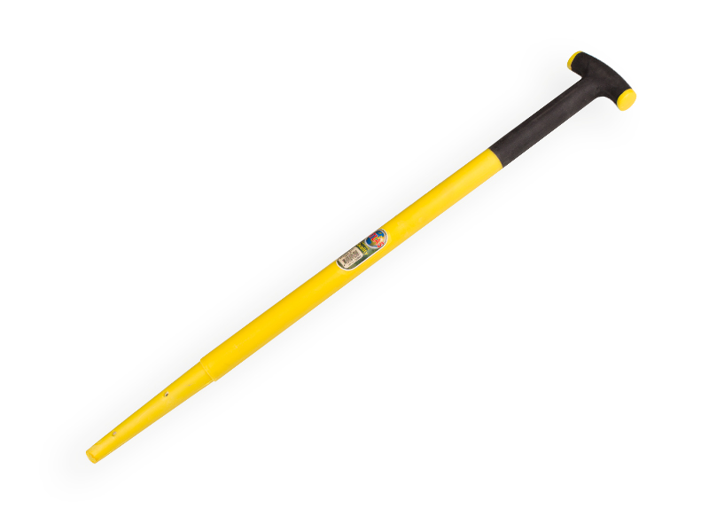 [211802] Spade handle ATLAS plastic 88 cm milled end, with fiber core 21 mm, for S&J spade