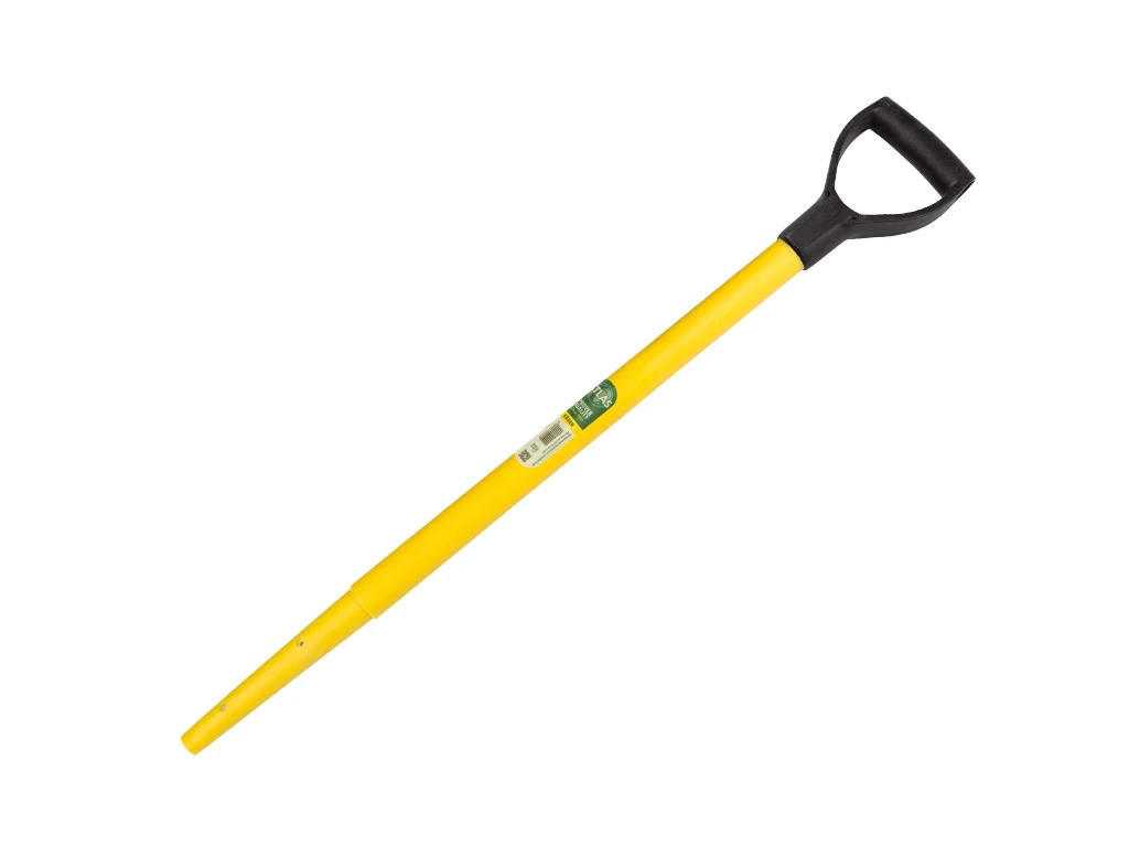 [211803] Spadesteel ATLAS kunststof 72,5 cm ingefreesd, met fiberkern 21 mm en kunststof D-greep