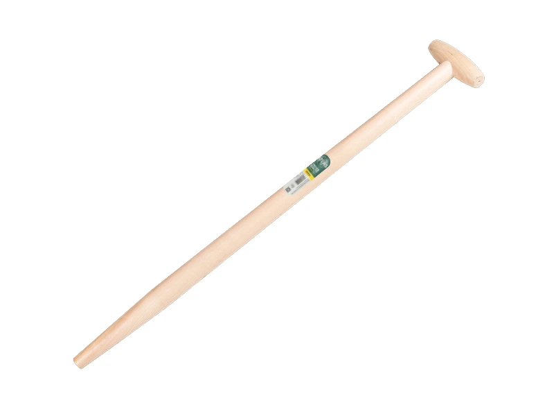 [211820] Spatenstiel ATLAS 80 cm nicht eingefräst, mit durchgesteckter T-Griff, für S&J Spaten, FSC 100%
