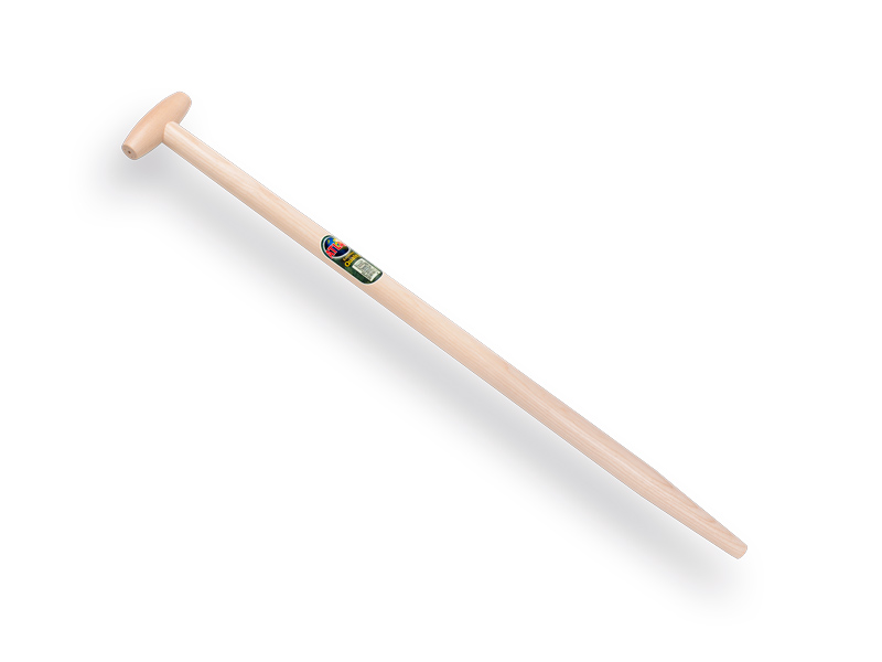[211845] Spade handle ATLAS 95 cm, not milled, with through-mount T-grip, for S&J spade