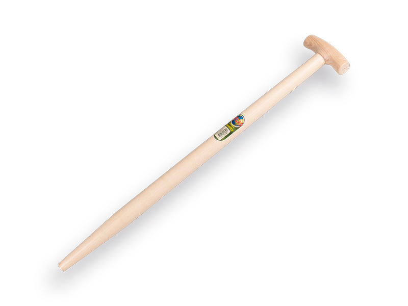 Spade handle ATLAS 75 cm without milled end, with T-grip, for S&J spade