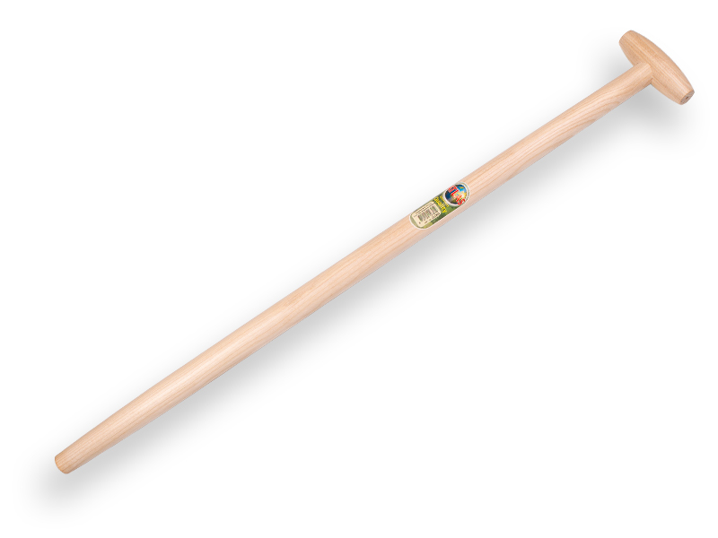 Spade handle ATLAS 90 cm, with through-mount T-grip, for garden spade (828600)