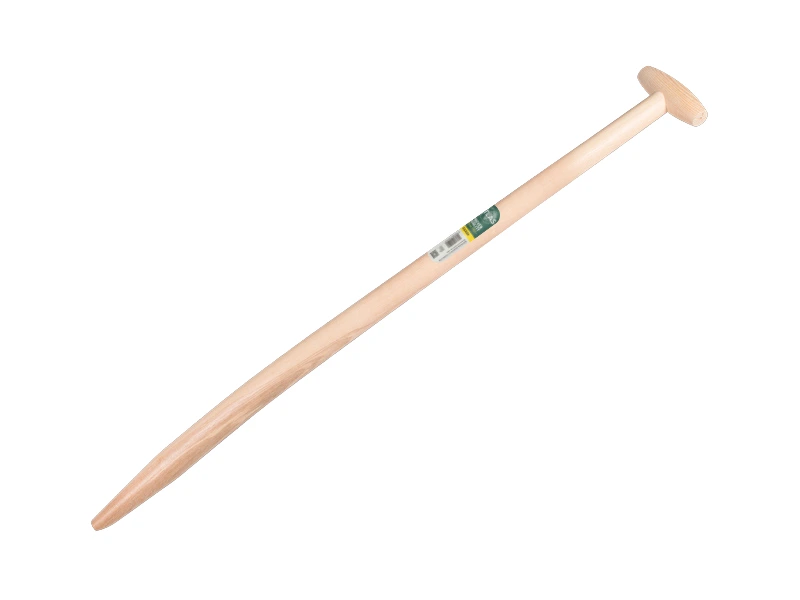 [212410] Manche de bêche ATLAS 95 cm, poignée en T percée et pointe oblique pour bêche pour sols argileux, modèle Betuwe (Merkus), FSC 100%
