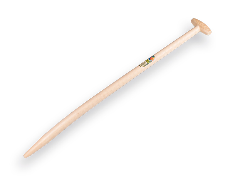 Spadesteel ATLAS 100 cm, doorgestoken hilt en schuine punt voor Betuwse kleispade (Merkus)