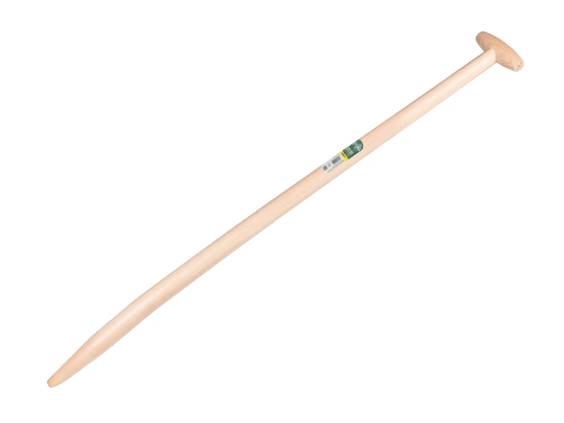 [212425] Spatenstiel ATLAS 110 cm, durchgesteckter T-Griff und schräge Spitze für Lehmspaten Betuwe-Modell (Merkus), FSC 100%